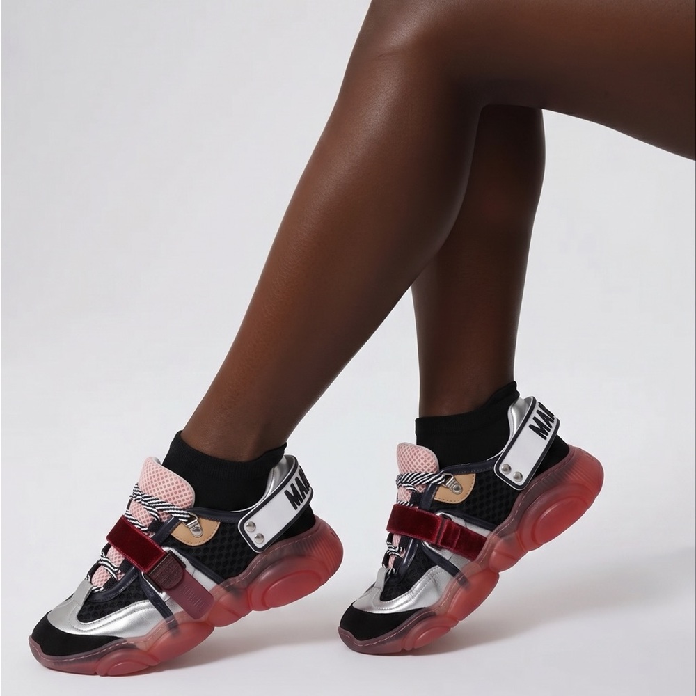 New Authentic Moschino Teddy Bear Roller Sneakers – Designer Footwear